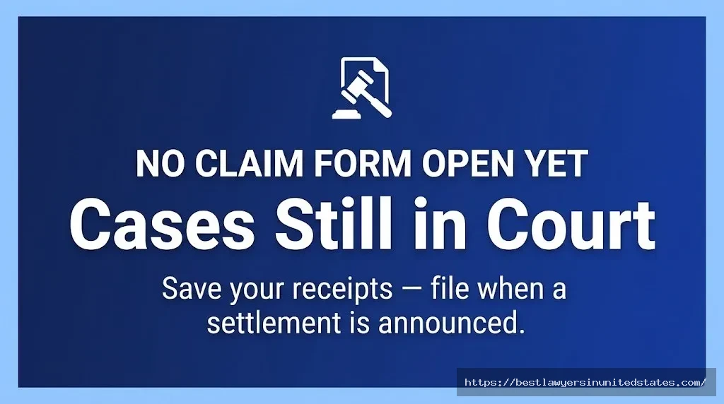 Alert Ancient Nutrition lawsuit has no open claim form — cases still in active litigation as of 2026