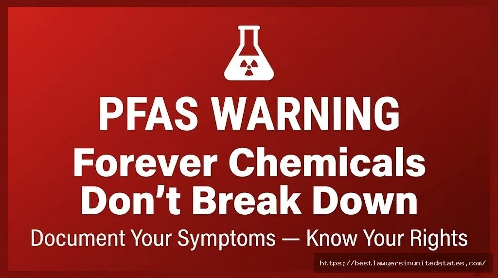 PFAS warning banner for Native hair care products — forever chemicals linked to cancer and hormone disruption