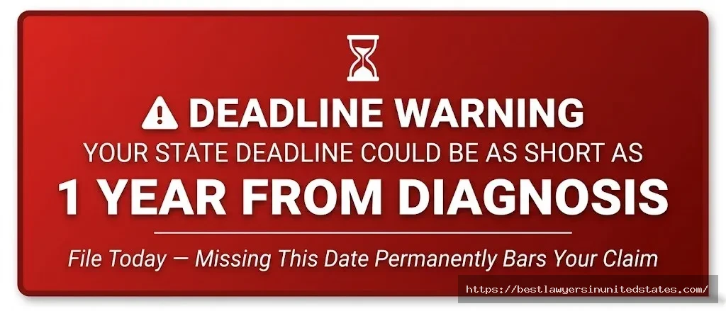 Roundup lawsuit deadline warning — state deadlines as short as 1 year from diagnosis, act now