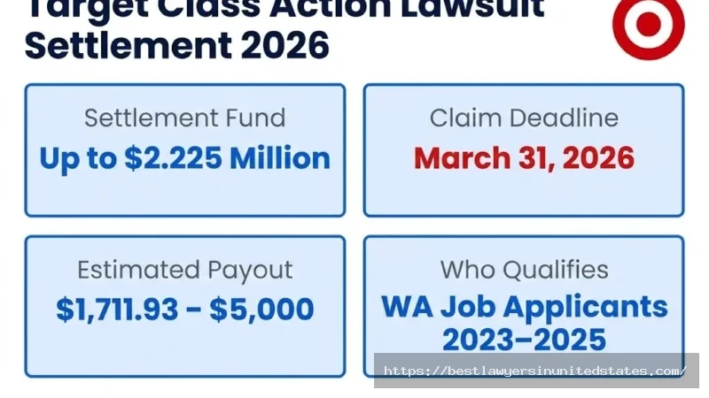 Target class action lawsuit settlement overview $2.225M fund, March 31, 2026 deadline, $1,711-$5,000 payout