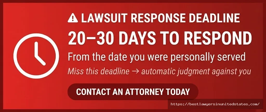 Urgent warning Crown Asset Management lawsuit defendants have only 20–30 days to respond before default judgment