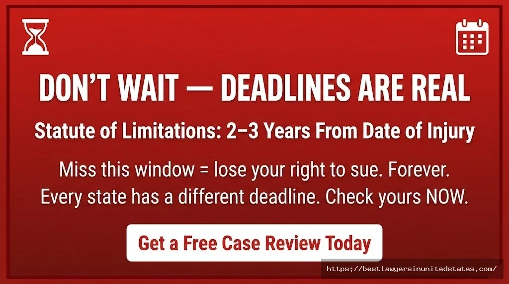 Urgent warning Red Bull injury lawsuit statute of limitations is 2-3 years from date of injury — act now before your deadline passes