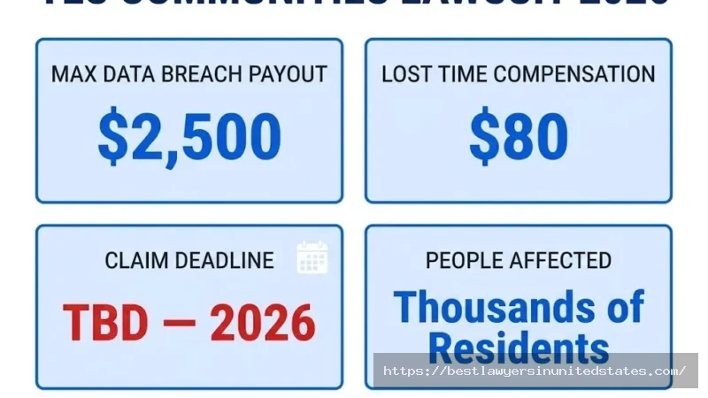 Yes Communities lawsuit 2026 overview up to $2,500 payout, $80 lost time, claim deadline TBD pending court approval.