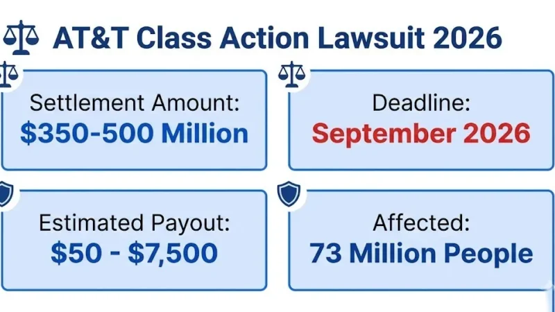 AT&T class action lawsuit 2026 settlement overview with $350M fund and deadlines