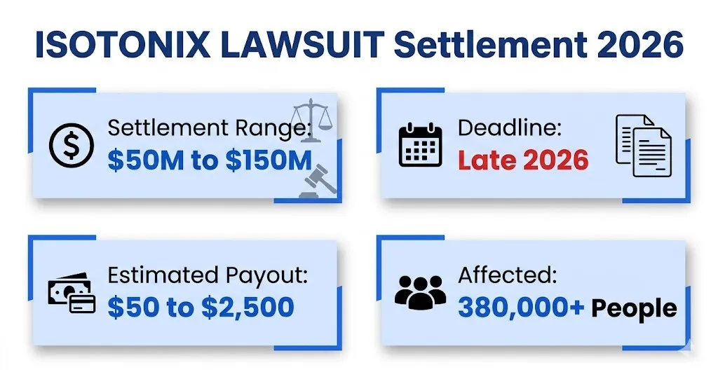 Capital One class action lawsuit 2026 settlement infographic showing $300M fund and payout details