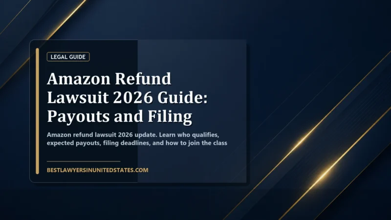 Amazon Refund Lawsuit 2026 Guide: Payouts and Filing featured legal article image