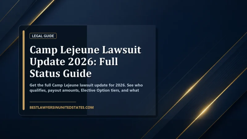 Camp Lejeune Lawsuit Update 2026: Full Status Guide featured legal article image