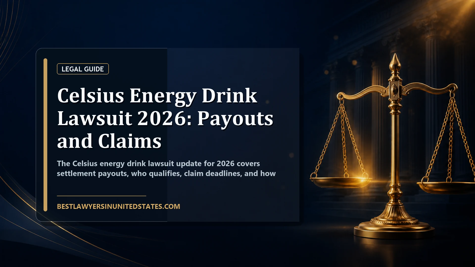 Celsius Energy Drink Lawsuit 2026: Payouts and Claims featured legal article image