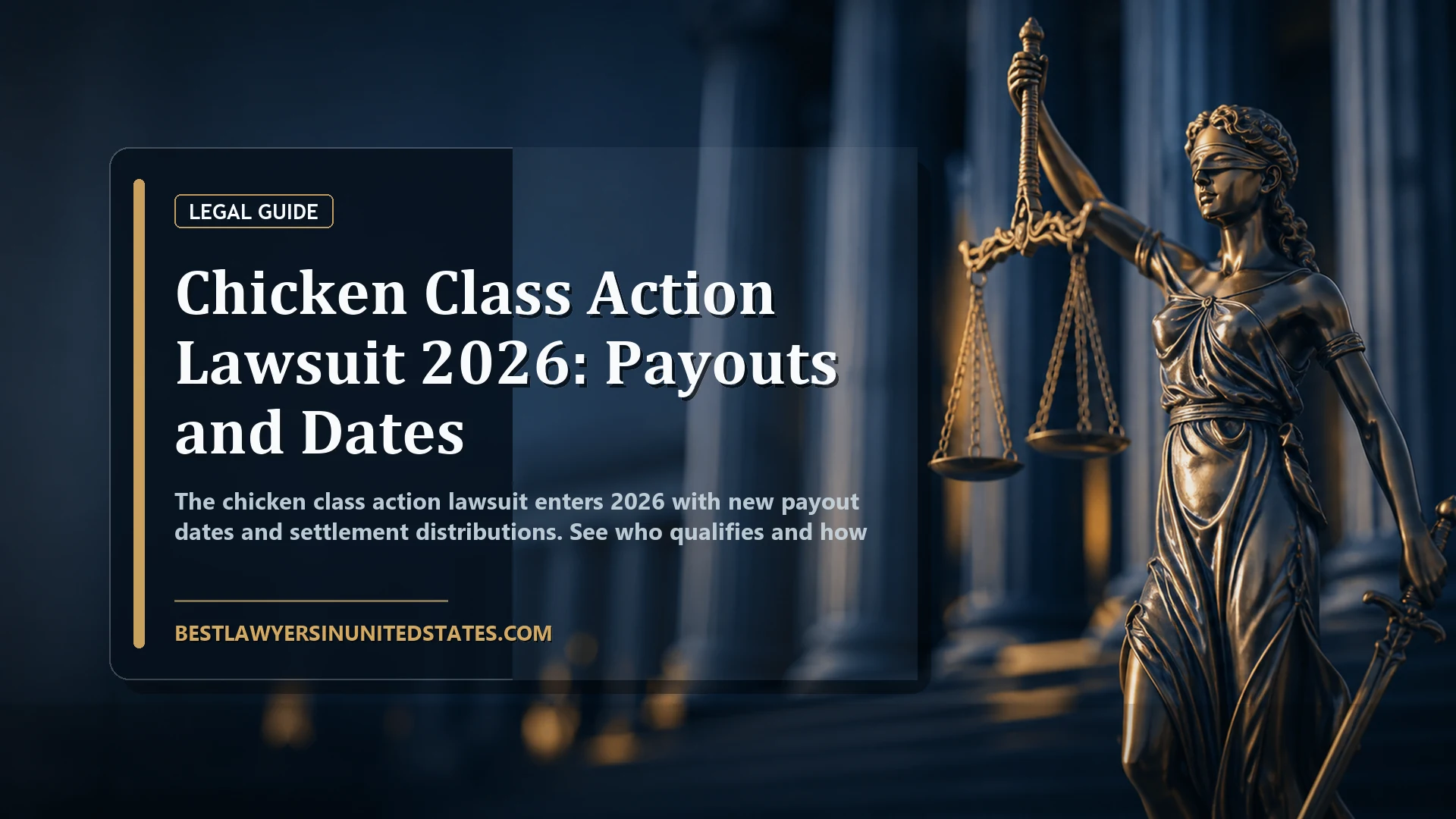 Chicken Class Action Lawsuit 2026: Payouts and Dates featured legal article image