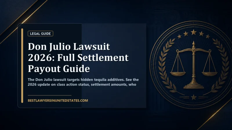 Don Julio Lawsuit 2026: Full Settlement Payout Guide featured legal article image