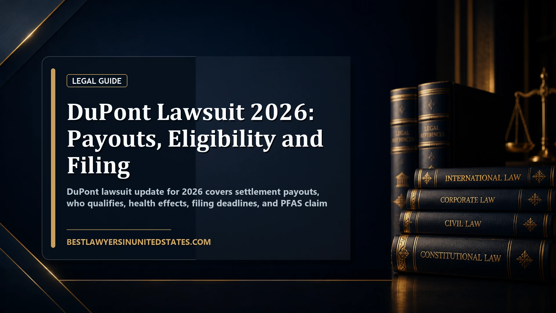 DuPont Lawsuit 2026: Payouts, Eligibility and Filing featured legal article image