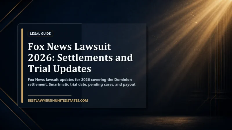 Fox News Lawsuit 2026: Settlements and Trial Updates featured legal article image