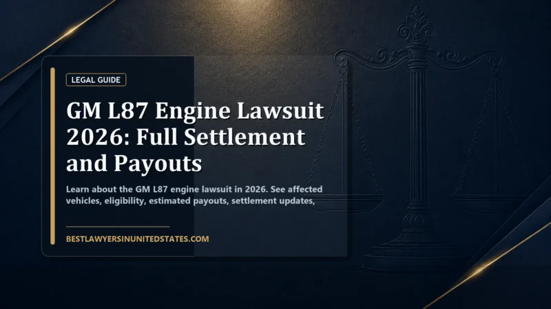 GM L87 Engine Lawsuit 2026: Full Settlement and Payouts featured legal article image