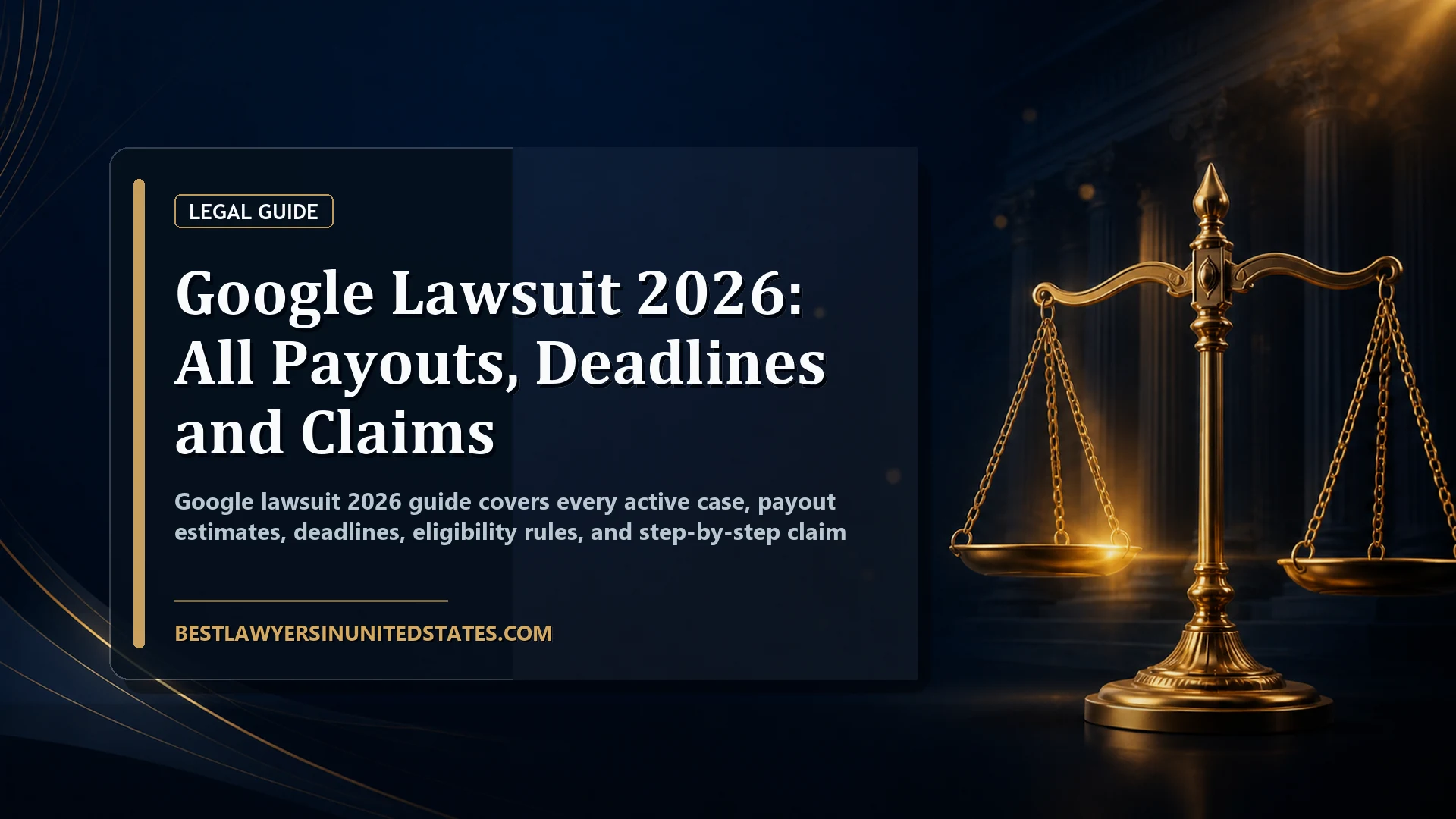 Google Lawsuit 2026: All Payouts, Deadlines and Claims featured legal article image