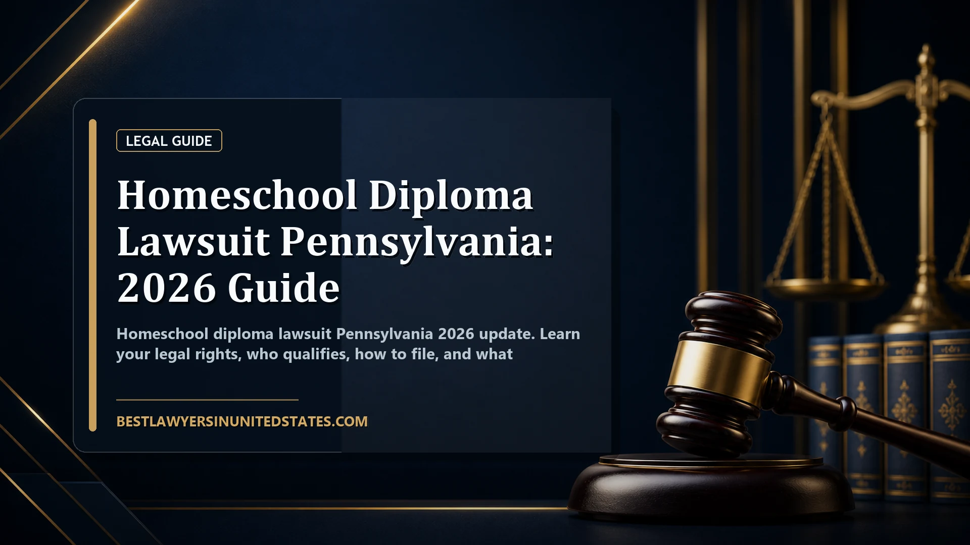 Homeschool Diploma Lawsuit Pennsylvania: 2026 Guide featured legal article image