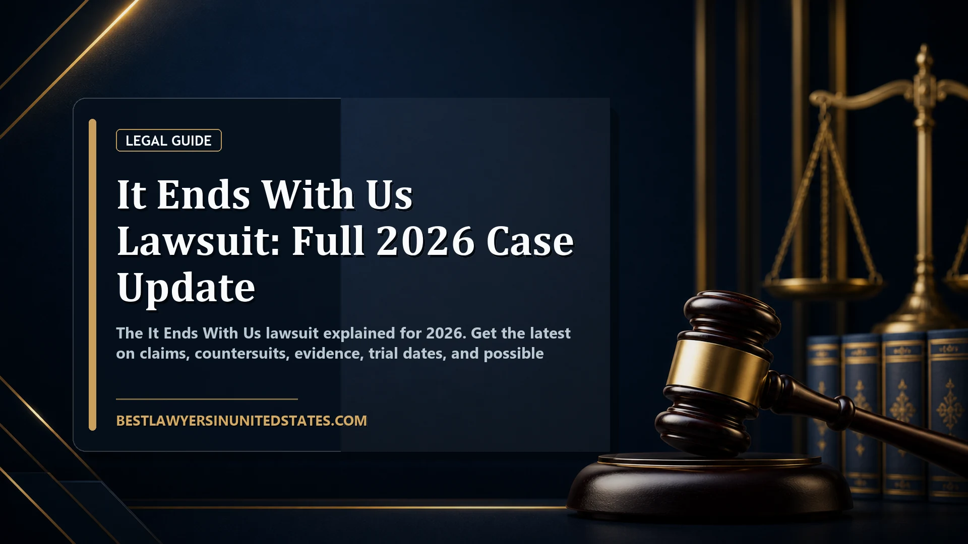 It Ends With Us Lawsuit: Full 2026 Case Update featured legal article image