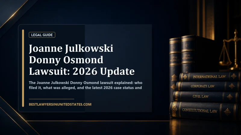 Joanne Julkowski Donny Osmond Lawsuit: 2026 Update featured legal article image