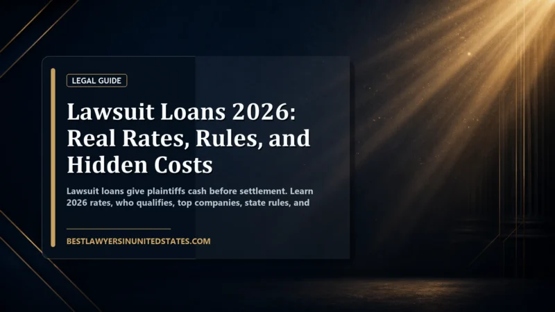 Lawsuit Loans 2026: Real Rates, Rules, and Hidden Costs featured legal article image