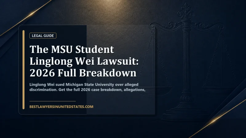 The MSU Student Linglong Wei Lawsuit: 2026 Full Breakdown featured legal article image