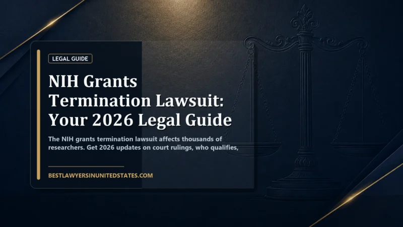 NIH Grants Termination Lawsuit: Your 2026 Legal Guide featured legal article image