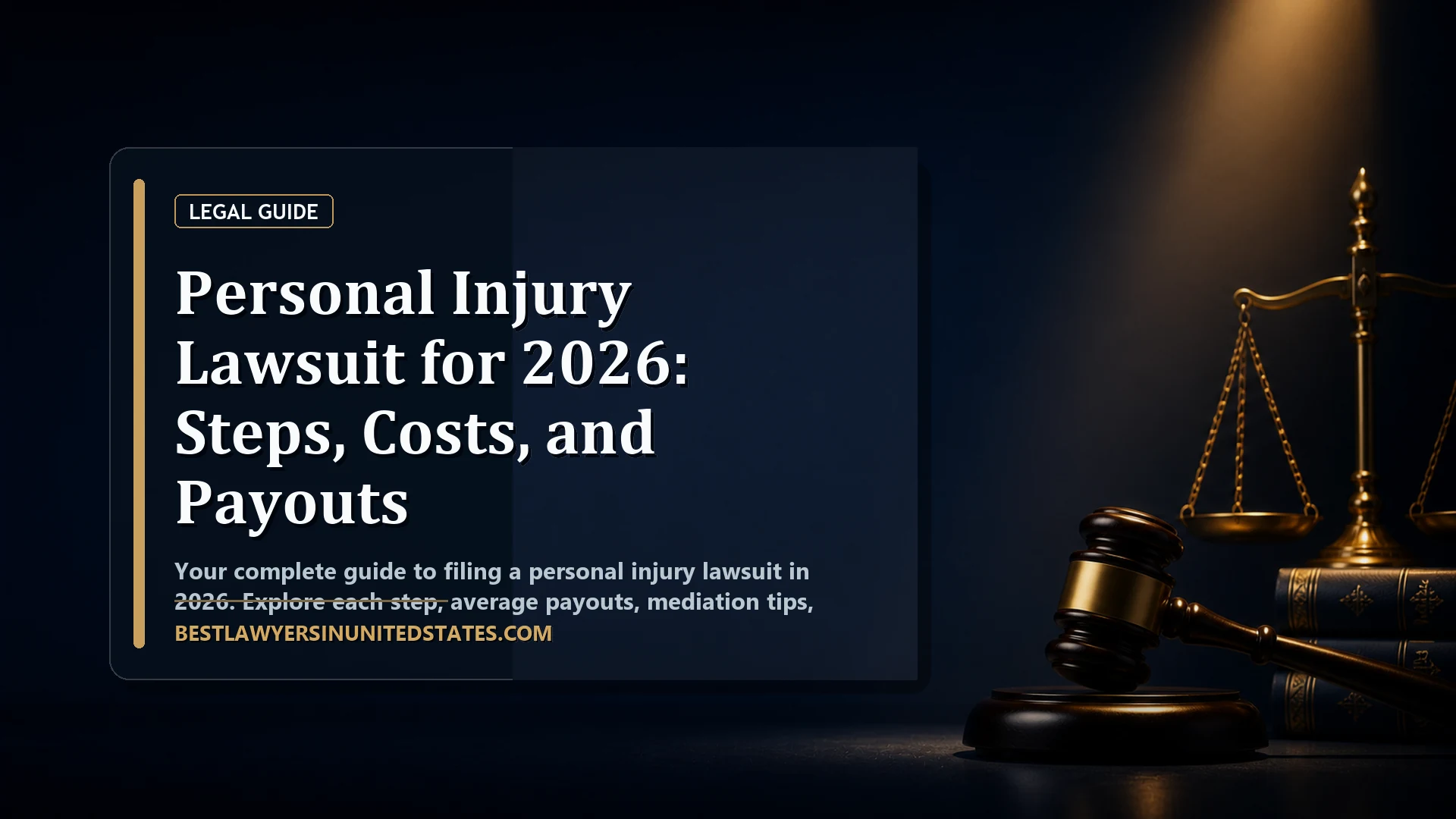 Personal Injury Lawsuit for 2026: Steps, Costs, and Payouts featured legal article image