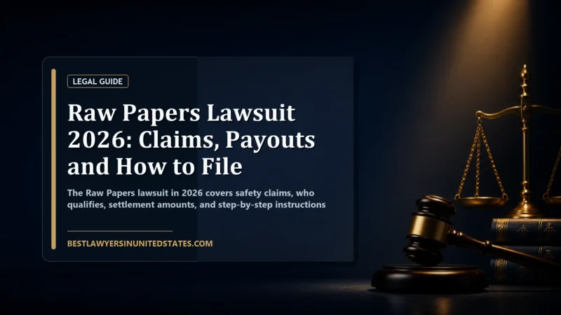Raw Papers Lawsuit 2026: Claims, Payouts and How to File featured legal article image