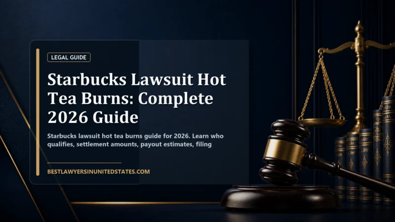 Starbucks Lawsuit Hot Tea Burns: Complete 2026 Guide featured legal article image
