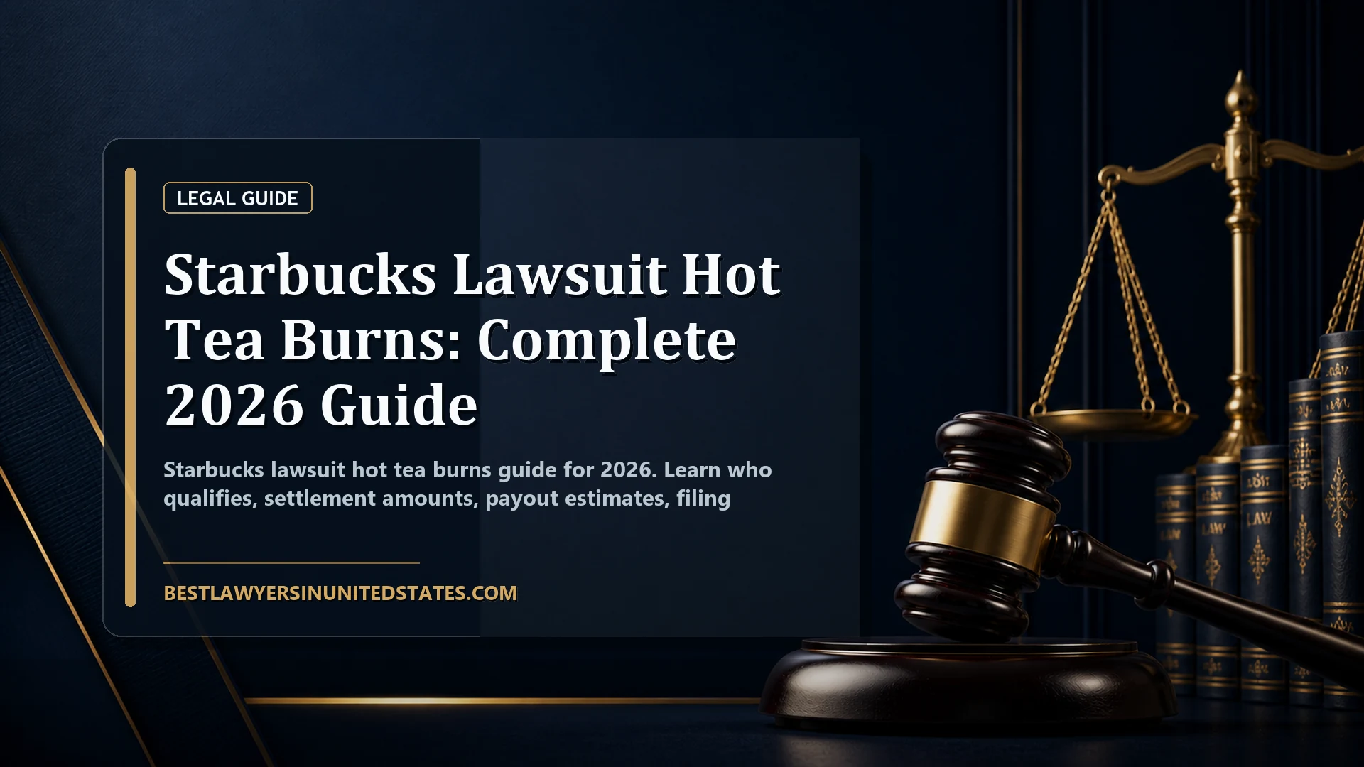 Starbucks Lawsuit Hot Tea Burns: Complete 2026 Guide featured legal article image