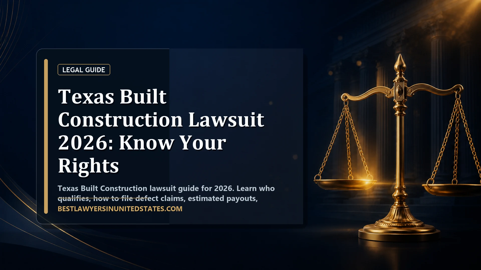 Texas Built Construction Lawsuit 2026: Know Your Rights featured legal article image