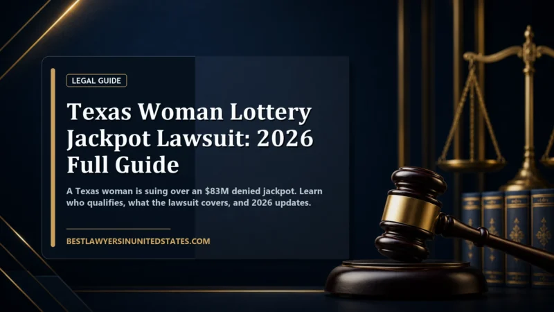 Texas Woman Lottery Jackpot Lawsuit: 2026 Full Guide featured legal article image