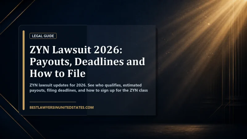 ZYN Lawsuit 2026: Payouts, Deadlines and How to File featured legal article image