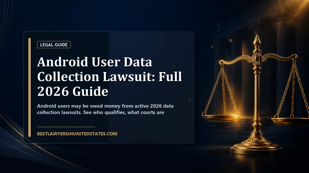 Android User Data Collection Lawsuit: Full 2026 Guide featured legal article image