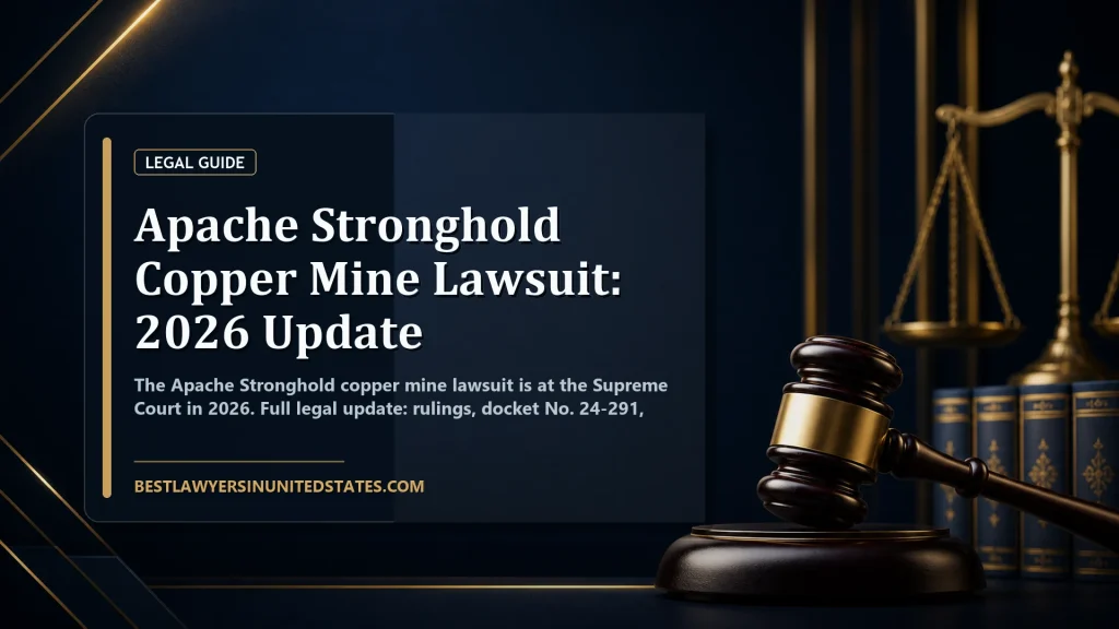 Apache Stronghold Copper Mine Lawsuit: 2026 Update featured legal article image