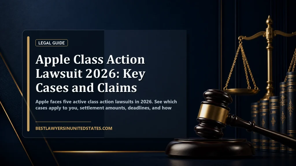 Apple Class Action Lawsuit 2026: Key Cases and Claims featured legal article image