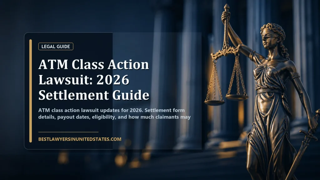 ATM Class Action Lawsuit: 2026 Settlement Guide featured legal article image