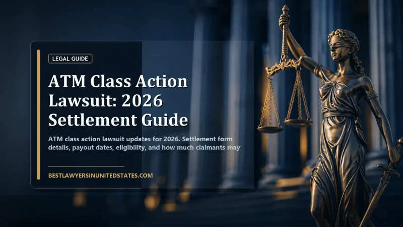 ATM Class Action Lawsuit: 2026 Settlement Guide featured legal article image
