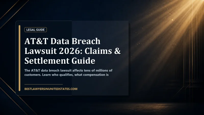 AT&T Data Breach Lawsuit 2026: Claims & Settlement Guide featured legal article image