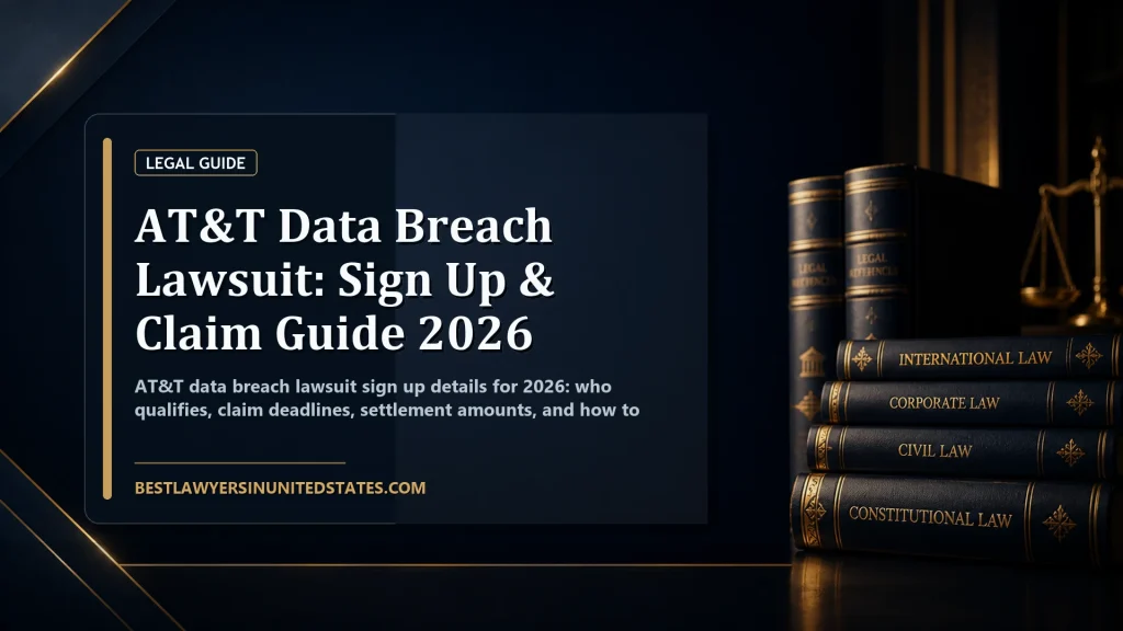AT&T Data Breach Lawsuit: Sign Up & Claim Guide 2026 featured legal article image