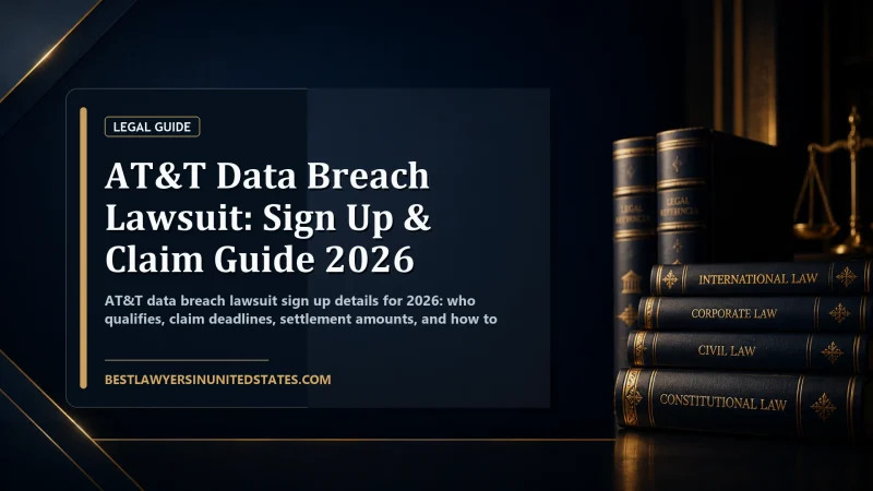 AT&T Data Breach Lawsuit: Sign Up & Claim Guide 2026 featured legal article image