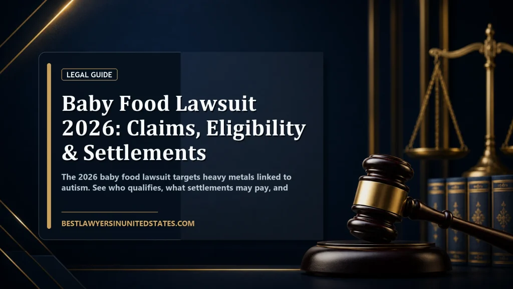 Baby Food Lawsuit 2026: Claims, Eligibility & Settlements featured legal article image