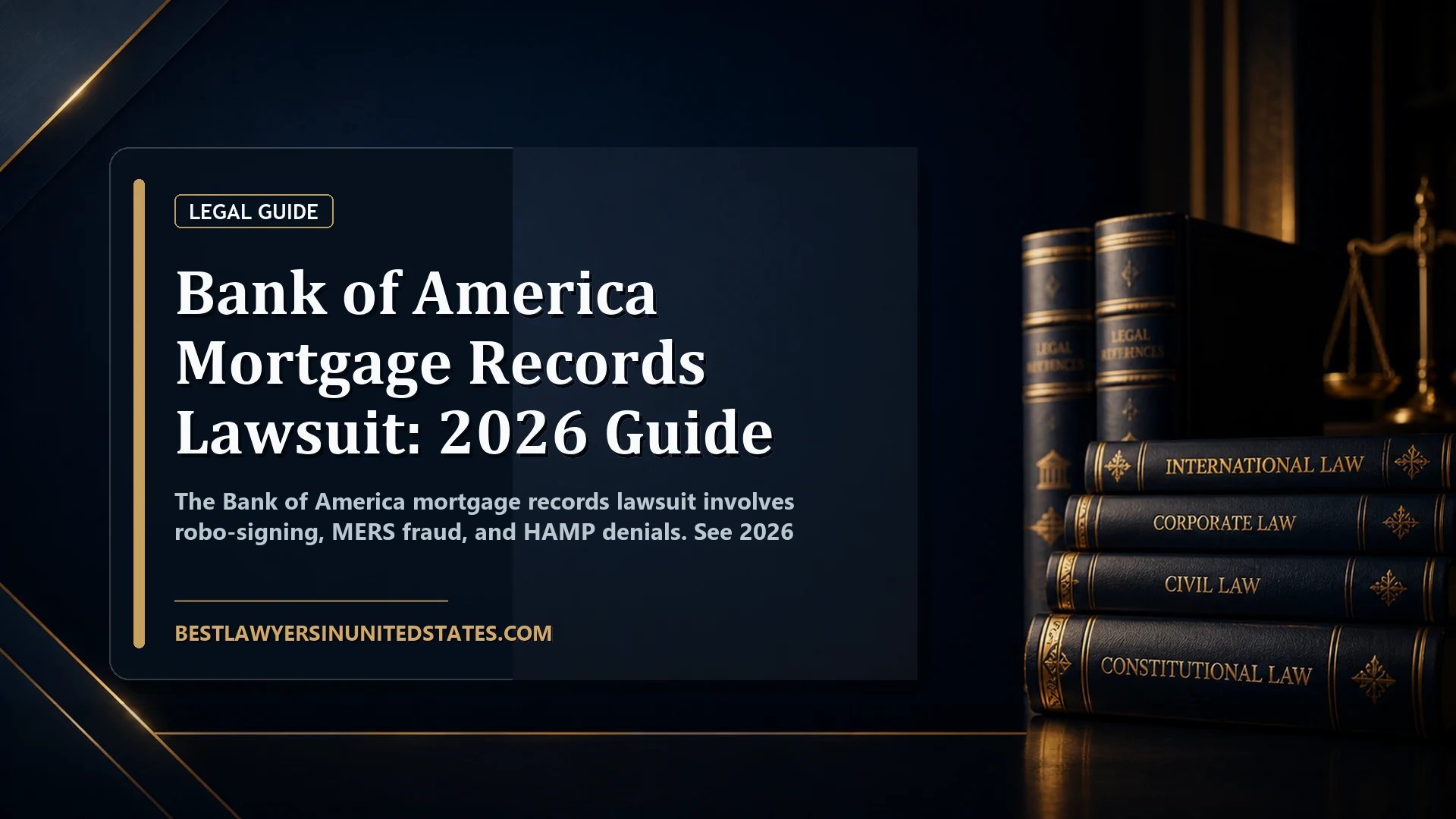 Bank of America Mortgage Records Lawsuit: 2026 Guide featured legal article image