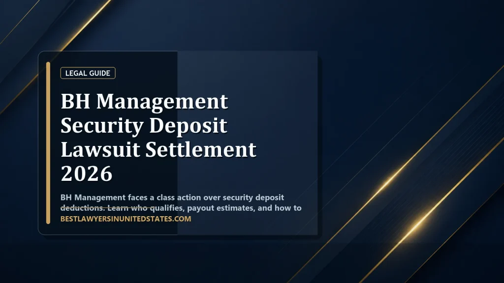 BH Management Security Deposit Lawsuit Settlement 2026 featured legal article image