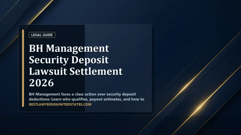 BH Management Security Deposit Lawsuit Settlement 2026 featured legal article image