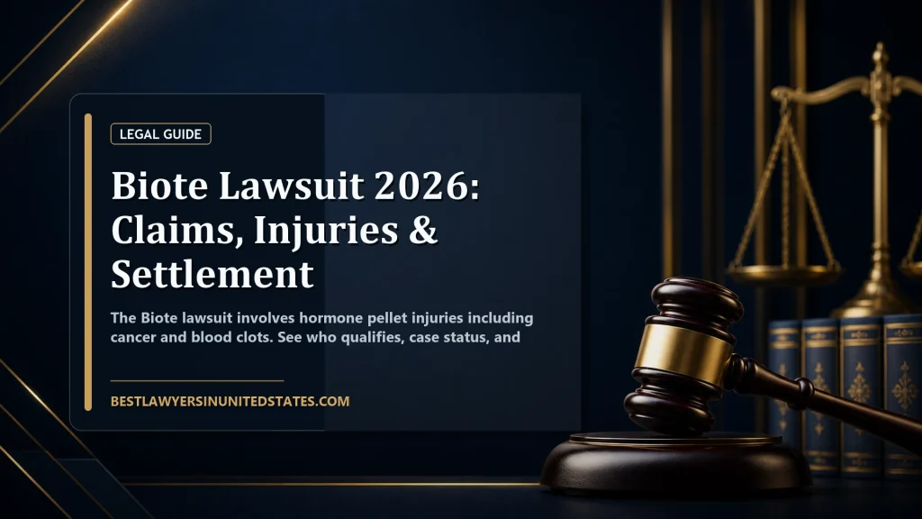 Biote Lawsuit 2026: Claims, Injuries & Settlement featured legal article image