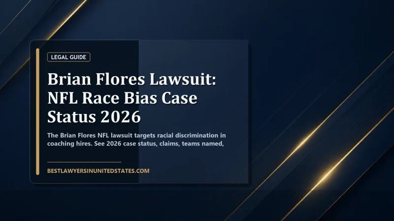 Brian Flores Lawsuit: NFL Race Bias Case Status 2026 featured legal article image