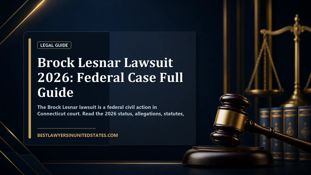 Brock Lesnar Lawsuit 2026: Federal Case Full Guide featured legal article image