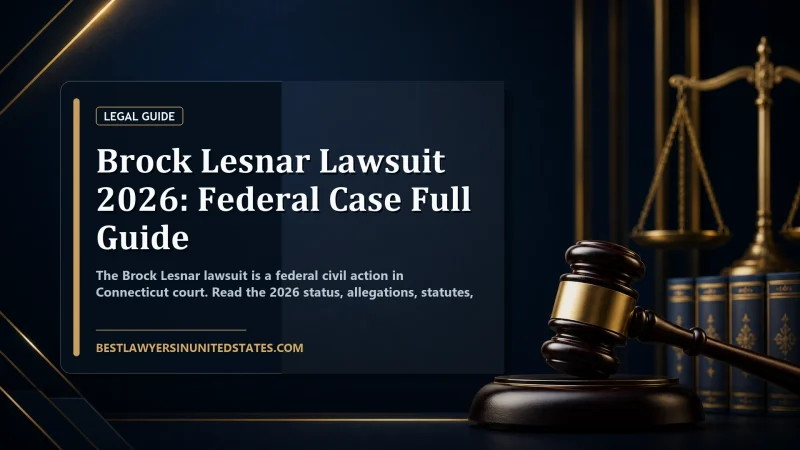 Brock Lesnar Lawsuit 2026: Federal Case Full Guide featured legal article image
