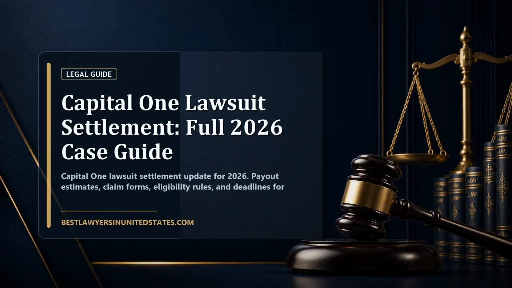 Capital One Lawsuit Settlement: Full 2026 Case Guide featured legal article image