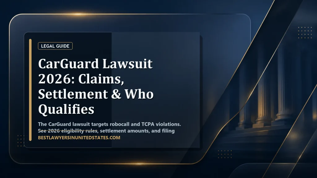 CarGuard Lawsuit 2026: Claims, Settlement & Who Qualifies featured legal article image