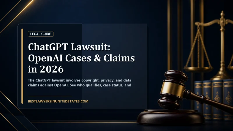 ChatGPT Lawsuit: OpenAI Cases & Claims in 2026 featured legal article image